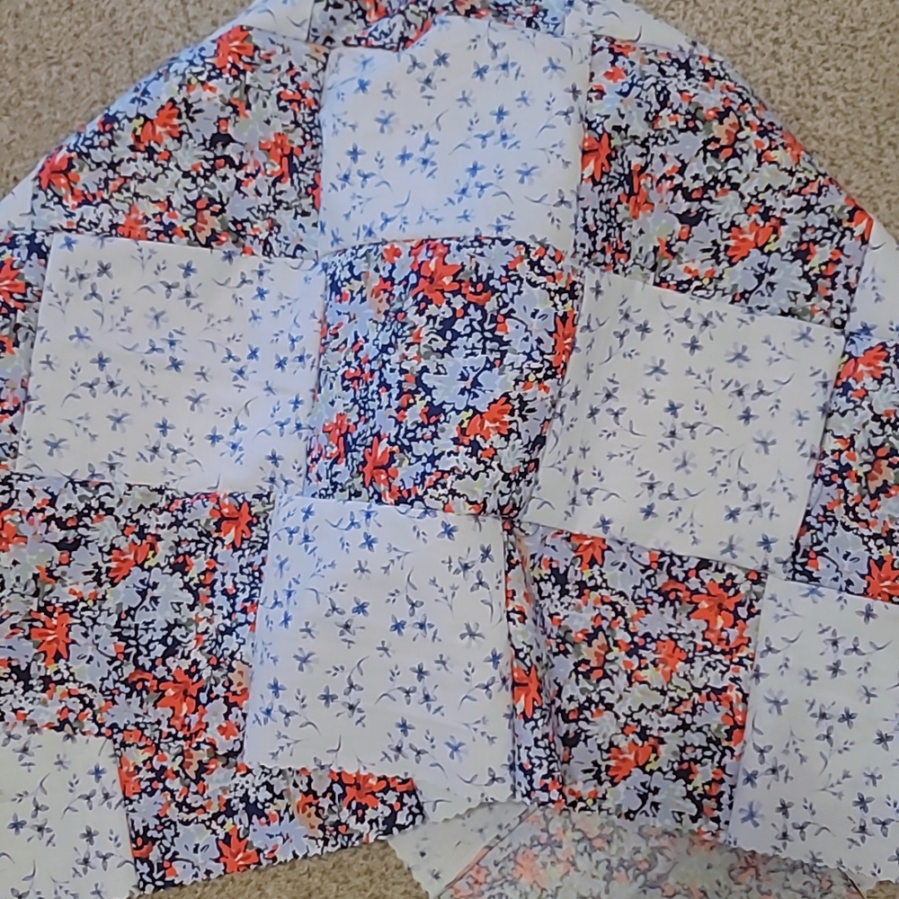 Floral Patchwork Skirt